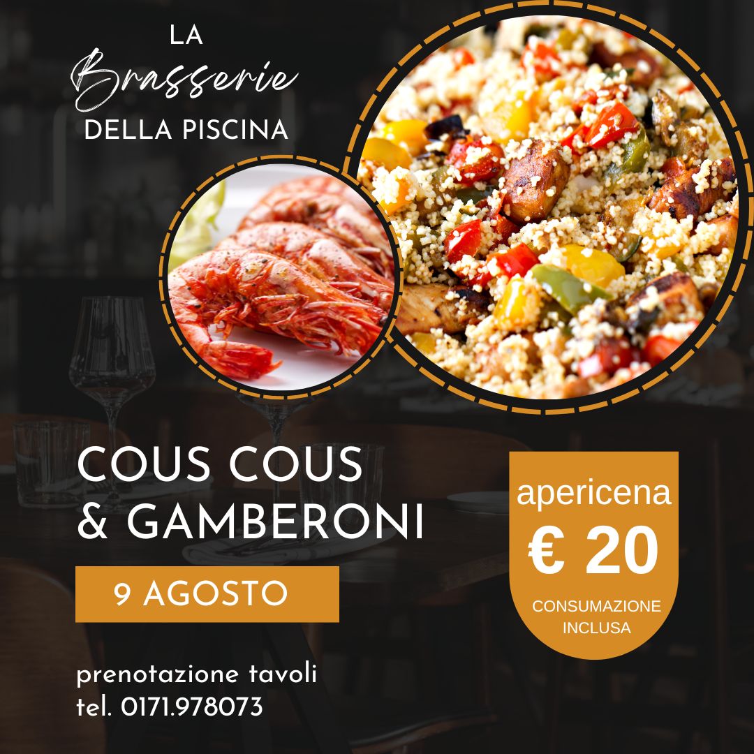 APERICENA COUS COUS & GAMBERONI